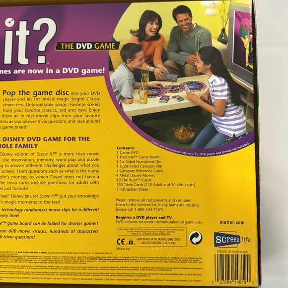 Disney Scene It family trivia DVD game ages 6-Adult - Picture 6 of 8